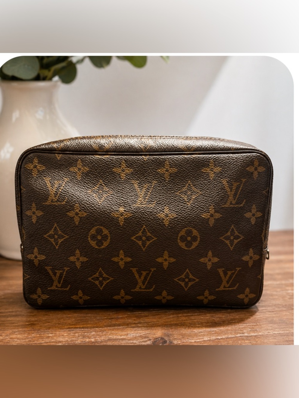 Louis Vuitton Brown Monogram Toiletry Bag - Picture 2 of 7